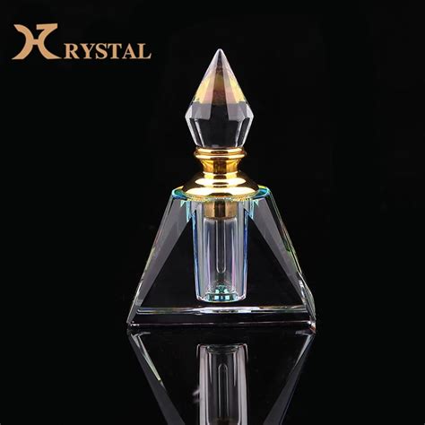 perfume in triangular bottle.